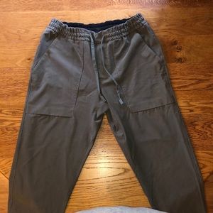 Lulu lemon canvas pants.